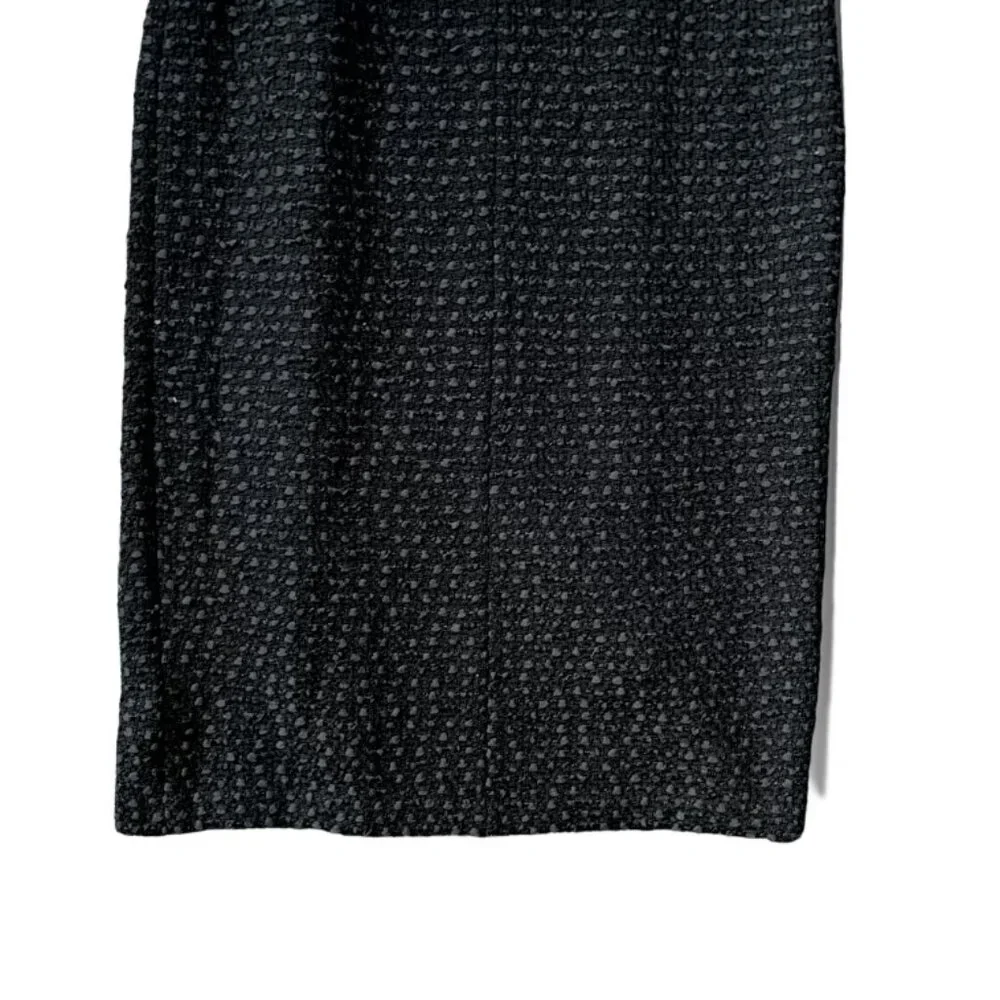 St. John Knit Textured Knit Sheath Dress - Onyx, Size 6, Excellent Condition - Picture 3 of 10